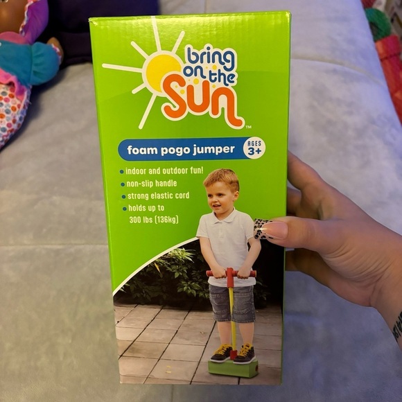 Bring On The Sun Foam Pogo Jumper - Indoor/Outdoor Fun - Picture 2 of 4